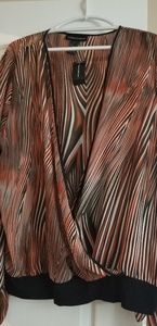 Beautiful multi-color plus size blouse